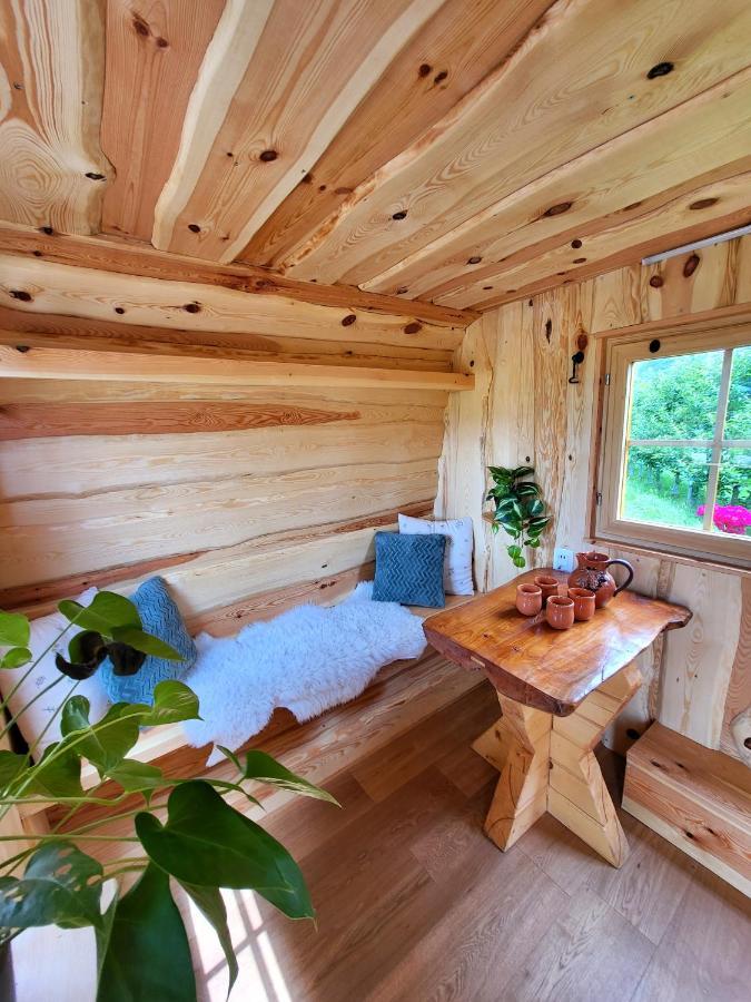 Unique Wooden Holiday House In Nature Lukovica pri Domžalah Exteriör bild