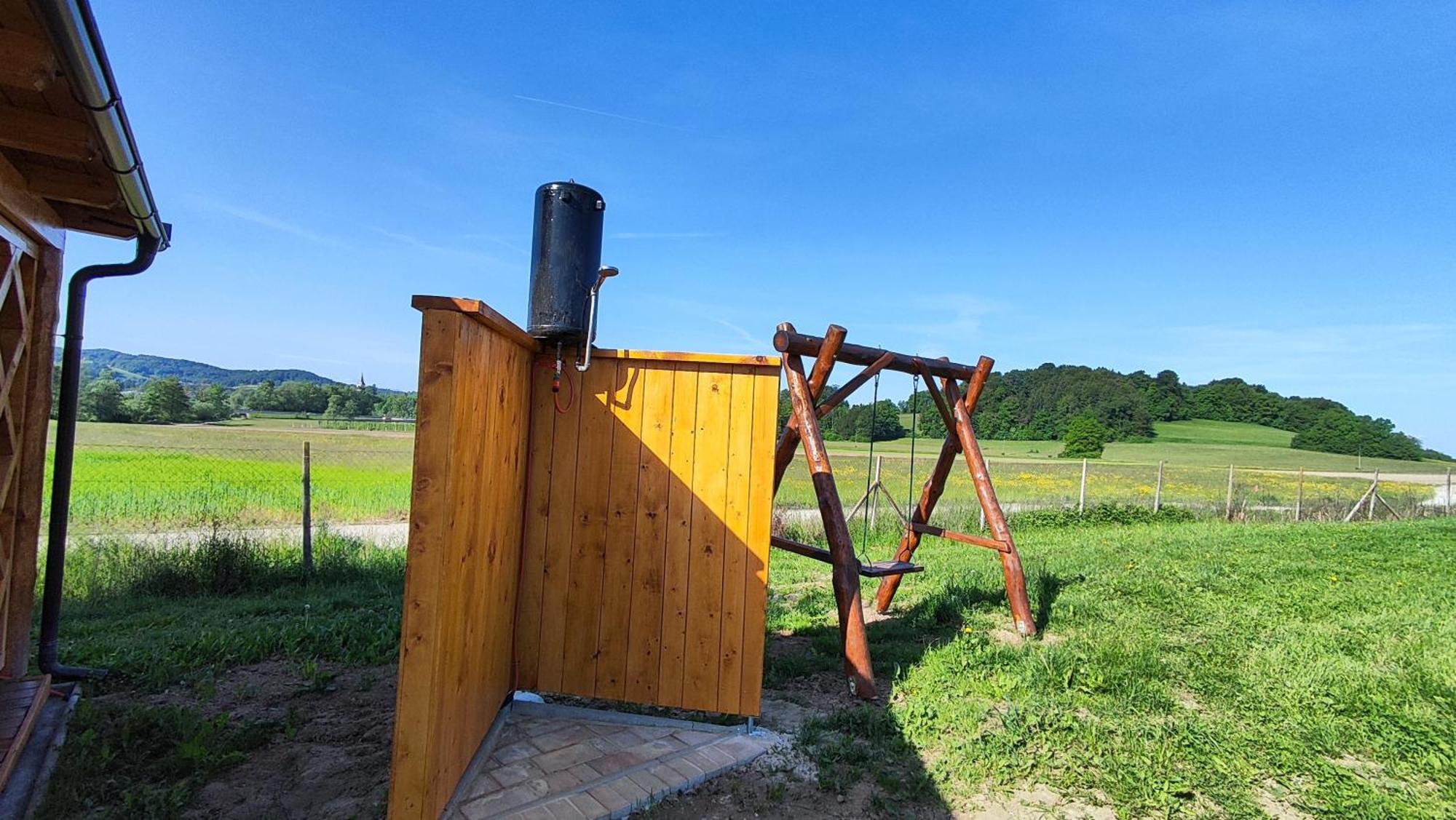 Unique Wooden Holiday House In Nature Lukovica pri Domžalah Exteriör bild